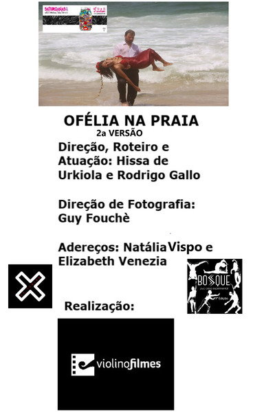 Póster de Ofélia na Praia 2a Versão