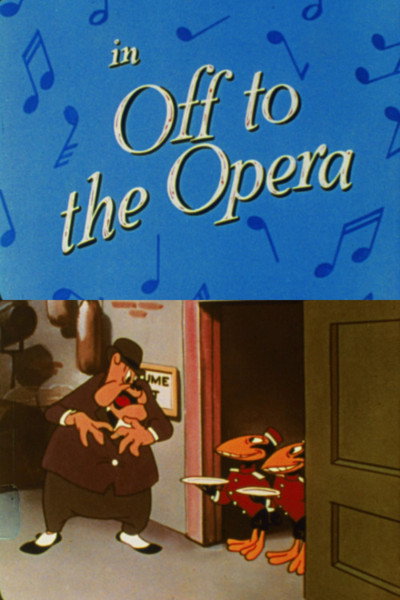 Póster de Off to the Opera