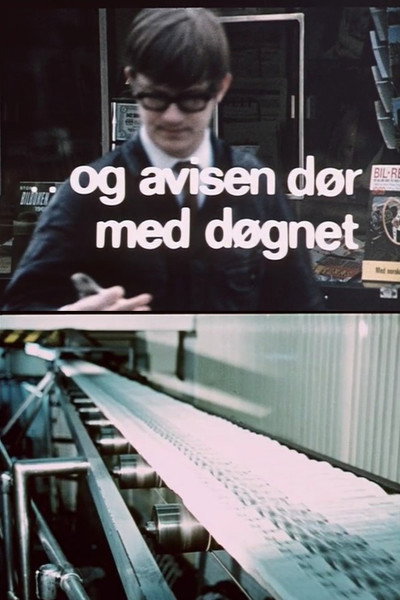 Póster de Og avisen dør med døgnet