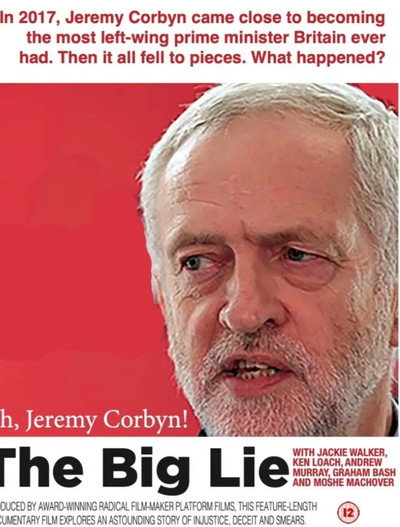 Póster de Oh Jeremy Corbyn: The Big Lie