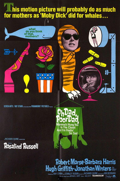 Póster de ¡Oh papá, pobre papá, mama te ha metido en el armario, y a mí me da tanta pena!