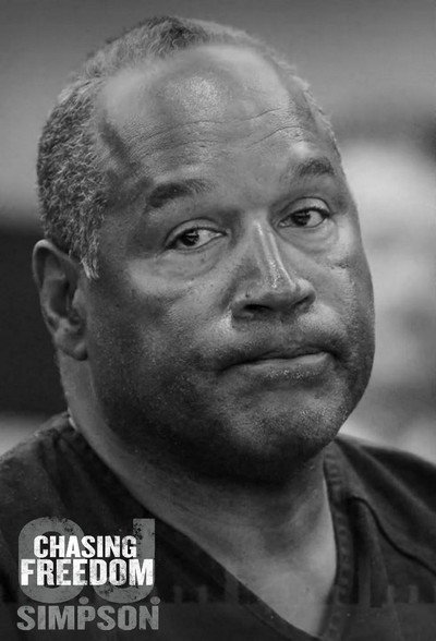 Póster de O.J. Simpson Chasing Freedom