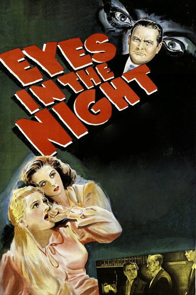 Póster de Ojos en la noche