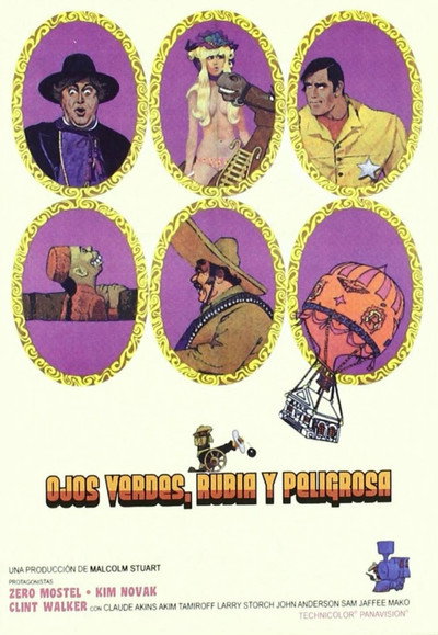 Póster de Ojos verdes, rubia y peligrosa