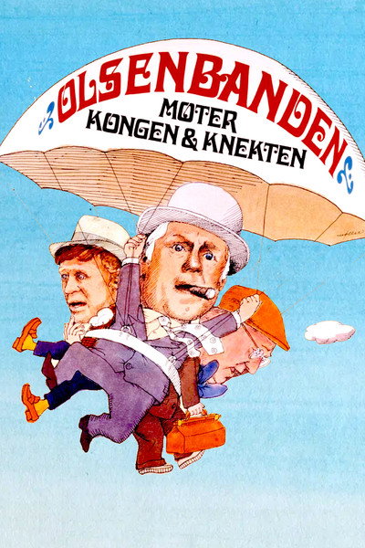 Póster de Olsen-banden møter kongen og knekten