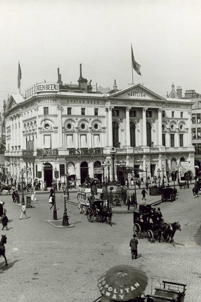 Póster de On a Runaway Motor Car Through Picadilly Circus