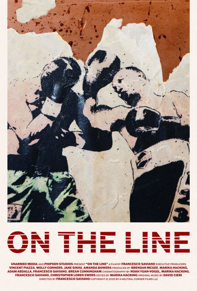 Póster de On the Line