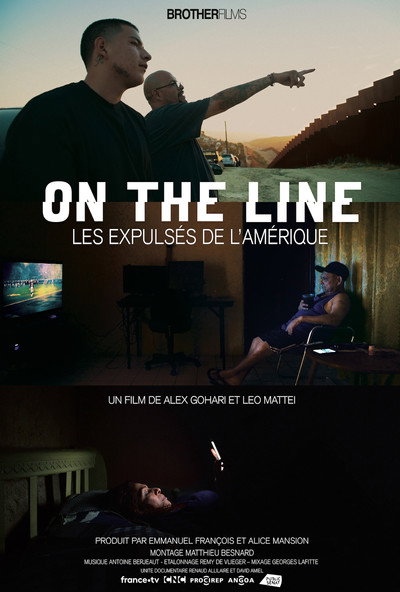 Póster de On the line (Les expulsés de l'Amérique)