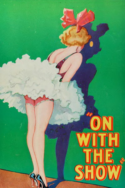 Póster de On with the Show!