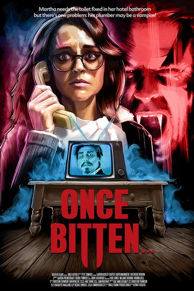 Póster de Once Bitten...