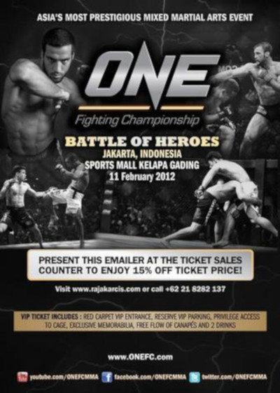Póster de ONE Fighting Championship 2: Battle of Heroes