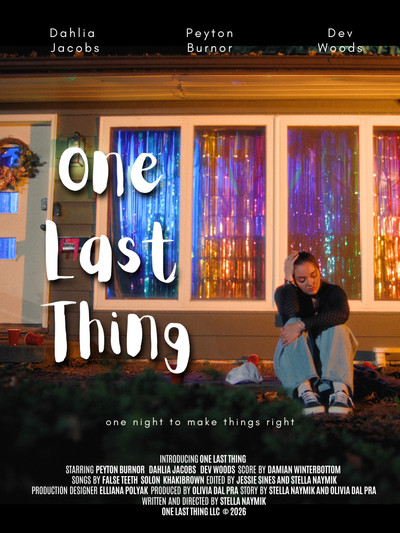 Póster de One Last Thing