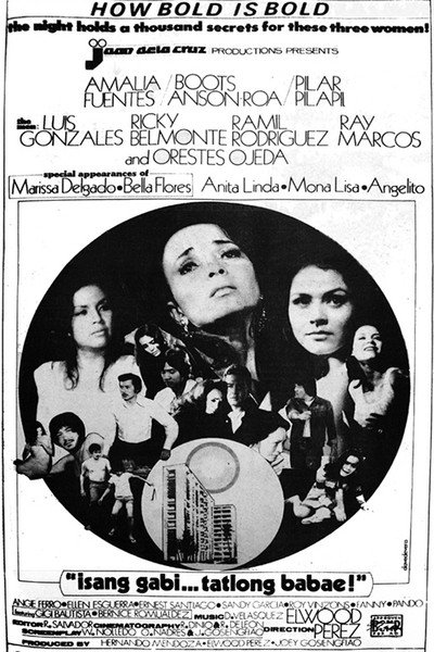 Póster de One Night... Three Women!