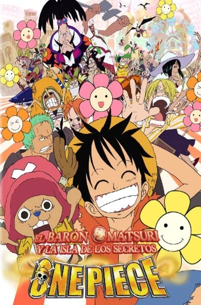 Póster de One Piece. El Barón Omatsuri y la Isla de los Secretos
