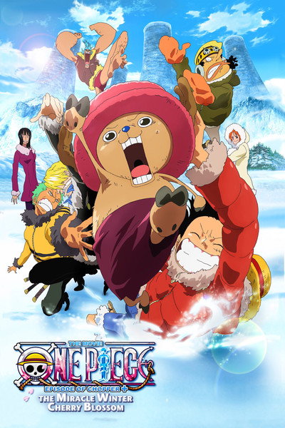 Póster de One Piece: Episodio de Chopper + El milagro del cerezo en invierno