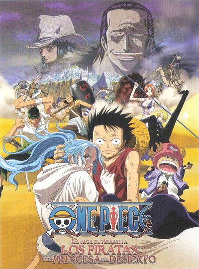 Póster de One Piece: La saga de Arabasta - Los piratas y la princesa del desierto