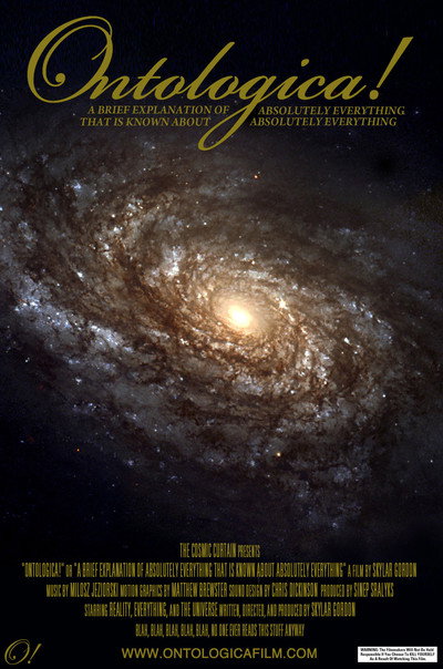 Póster de Ontologica! or a Brief Explanation of Absolutely Everything that is Known about Absolutely Everything