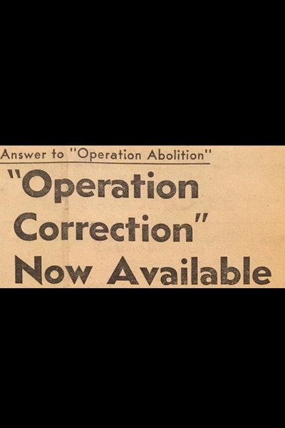 Póster de Operation Correction