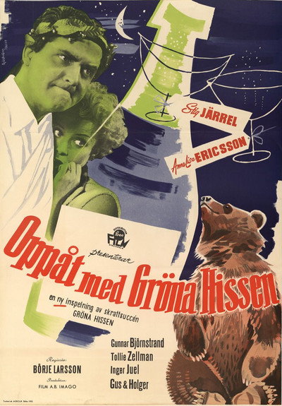 Póster de Oppåt med gröna hissen