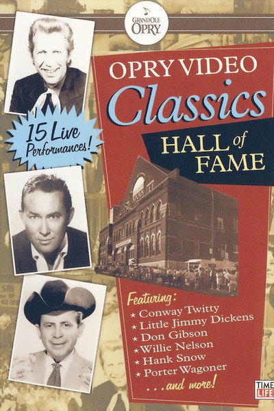 Póster de Opry Video Classics: The Hall of Fame