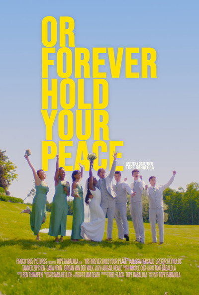 Póster de Or Forever Hold Your Peace