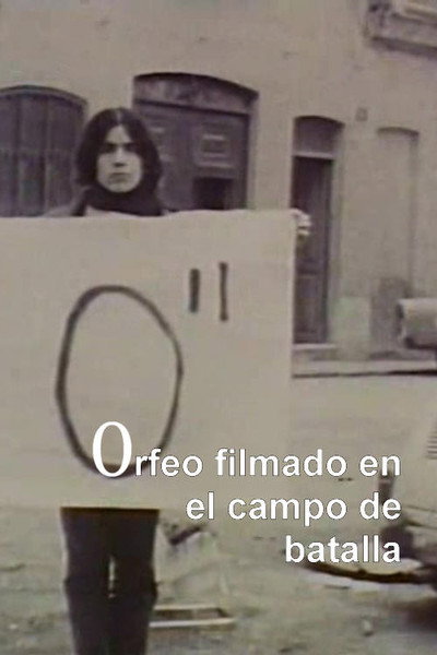 Póster de Orfeo filmado en el campo de batalla