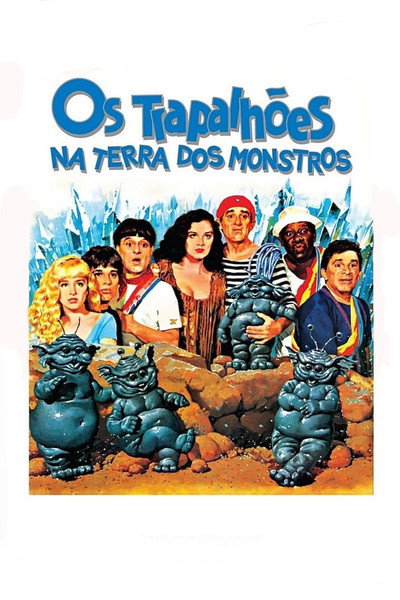 Póster de Os Trapalhões na Terra dos Monstros