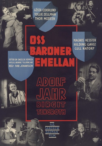 Póster de Oss baroner emellan