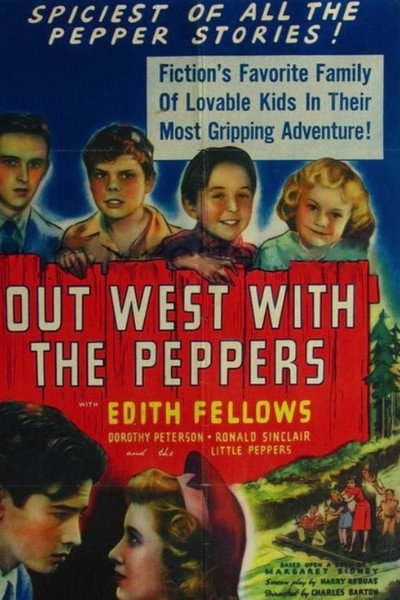 Póster de Out West with the Peppers