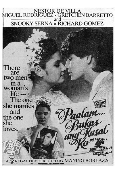 Póster de Paalam... Bukas ang kasal ko