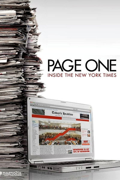Póster de Page One, un año en The New York Times