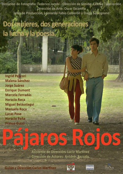 Póster de Pájaros Rojos