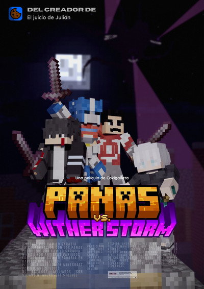 Póster de Panas vs. Wither Storm