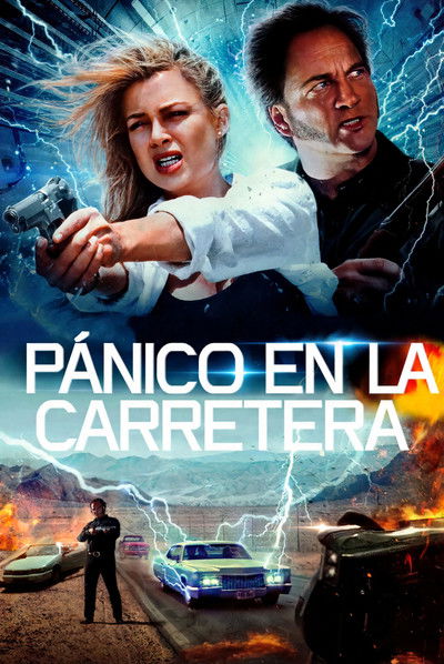 Póster de Pánico en la carretera