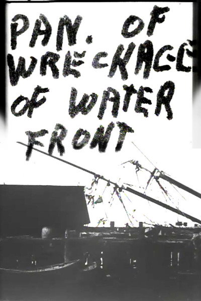 Póster de Panorama of Wreckage of Water Front