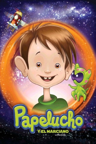 Póster de Papelucho y el marciano