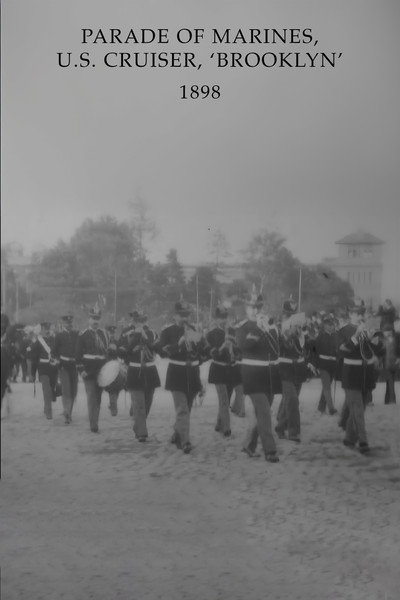 Póster de Parade of Marines, U.S. Cruiser, 'Brooklyn'