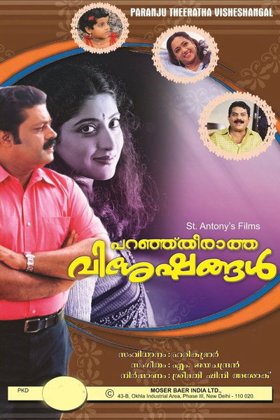 Póster de Paranju Theeratha Visheshangal