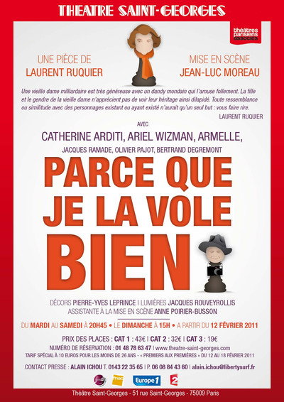 Póster de Parce que je la vole bien