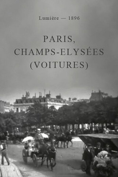 Póster de Paris, Champs-Elysées (voitures)