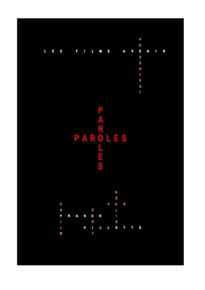 Póster de Paroles, paroles