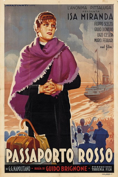 Póster de Pasaporte rojo