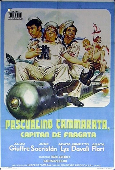 Póster de Pascualino Cammarata, capitán de fragata