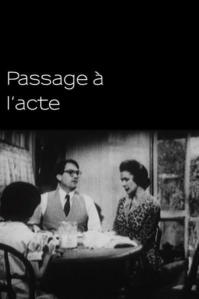 Póster de Passage à l'acte