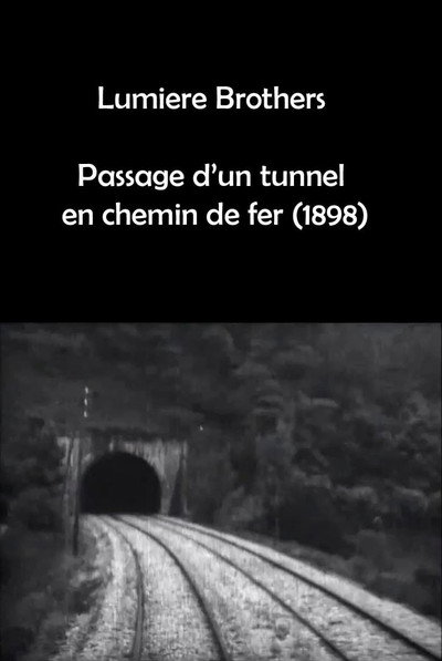 Póster de Passage d'un tunnel en chemin de fer (pris de l'avant de la locomotive)