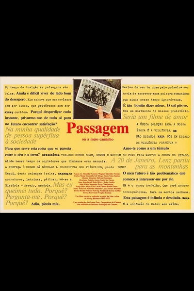 Póster de Passagem ou a Meio Caminho