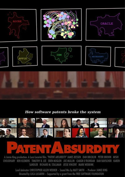 Póster de Patent Absurdity: how software patents broke the system