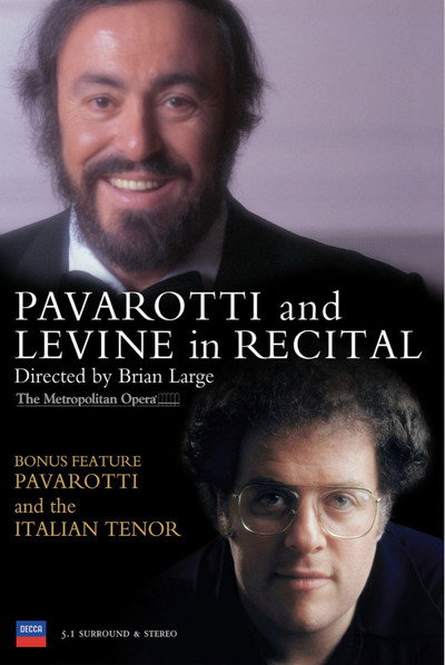 Póster de Pavarotti and Levine in Recital