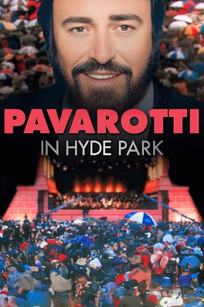 Póster de Pavarotti in Hyde Park 1991