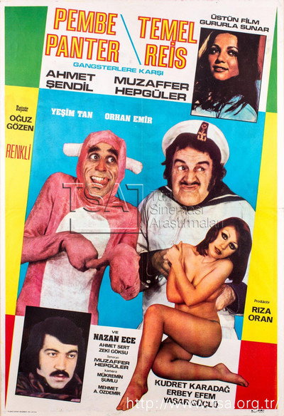 Póster de Pembe Panter Temel Reis: Gangsterlere Karsi